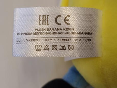 Zberateľský plyšový mimoň kevin banana jakala 31cm, 