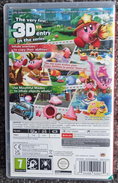 Kirby and the fotgotten land - hra nintendo switch,