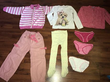 Dievčenský balík - 8 kusov, 104–116