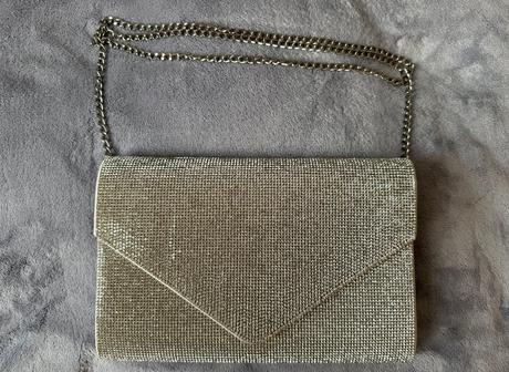 Aldo kabelka s kamienkami a striebornou retiazkou, aldo