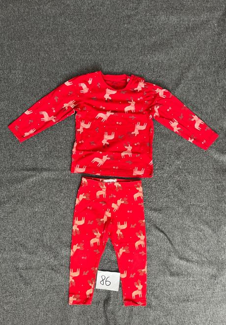 Vianočné tričko a leginy, 86