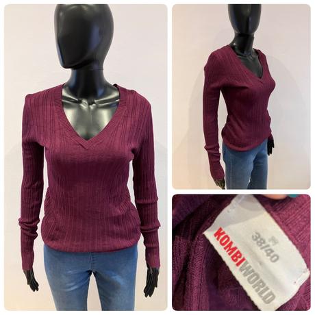 Dámske rebrované tričko (38-40), m