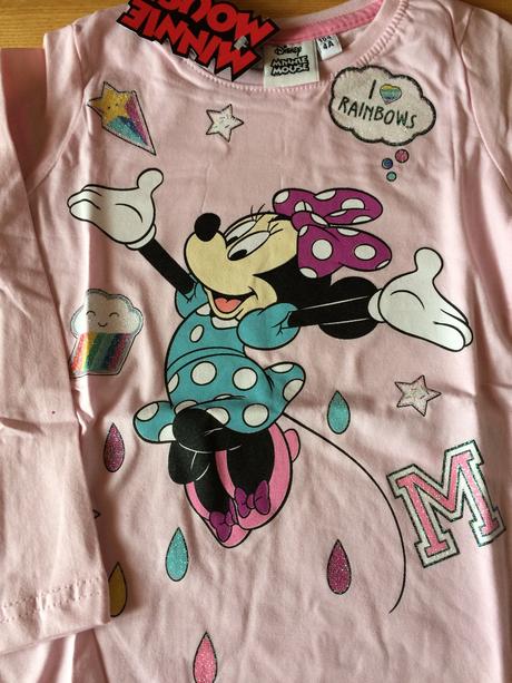Dievčenské tričko minnie mouse - ružové., disney,116