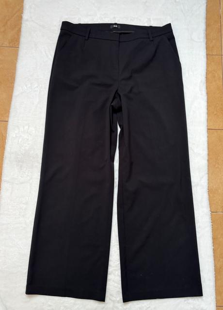C&a kvalitne čierne nohavice, c&a,46