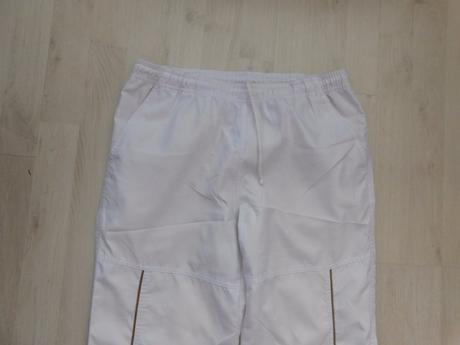 Tenké biele nohavice m , m