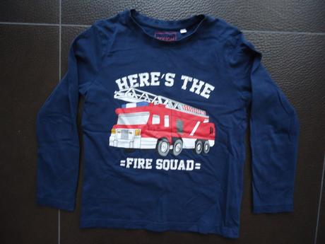 Tričko s požiarnickym autom vel. 134, c&a,134