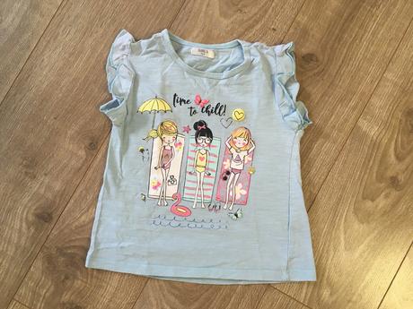 Tricko s volanikovymi minirukavkami, pepco,104