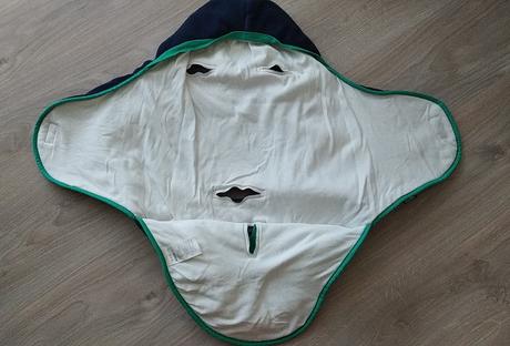 Zavinovačka/fusak do autosedačky lupilu, 