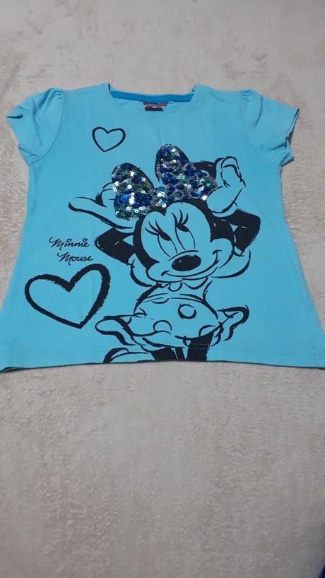 Tričko s flitrami, disney,116