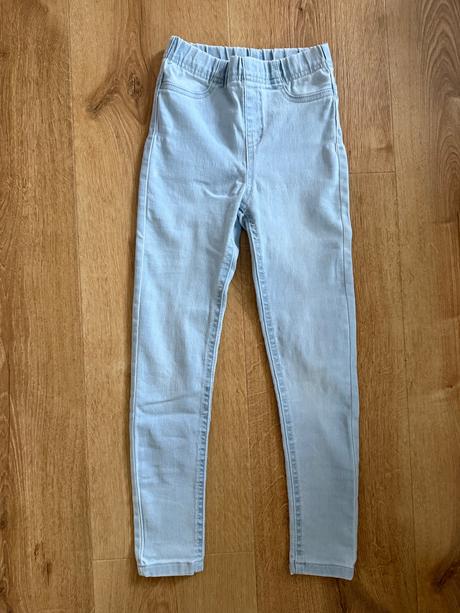 Dievčenské riflové legíny, sinsay,128