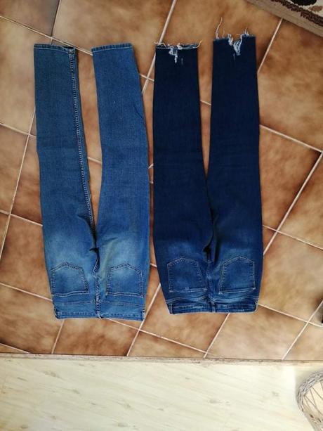 Elastické rifle, h&m,s