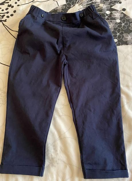 Elastické nohavice s manžetami v. 104/110, 110