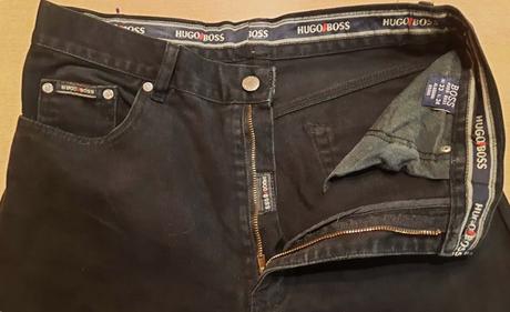 Predám pánske rifle hugo boss veľ.34 (l-xl), hugo boss,34