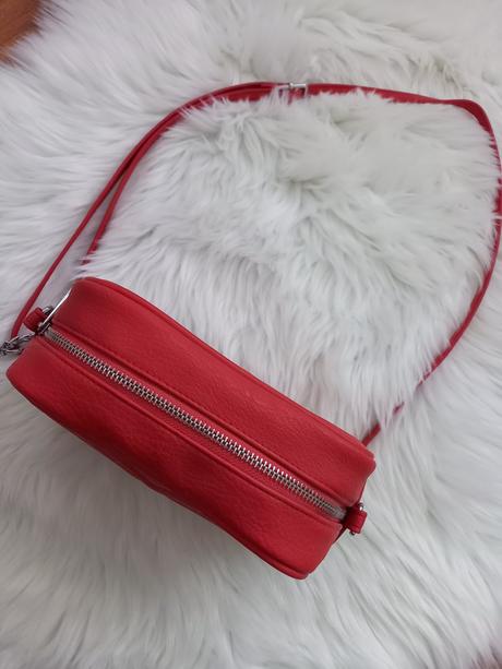 Červená kabelka zn. f&f, f&f