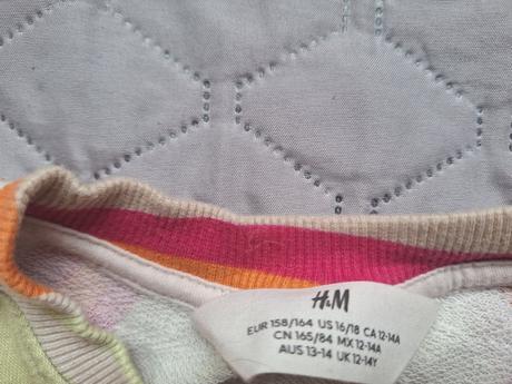 Crop mikina, h&m,158