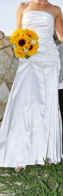 Spolocenske saty - ekru, aj na svadbu, m