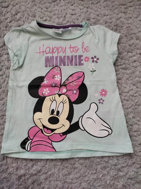 Tričko minnie ,18-24m, disney,92