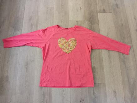 Ružové elastické tricko xl/xxl, xl
