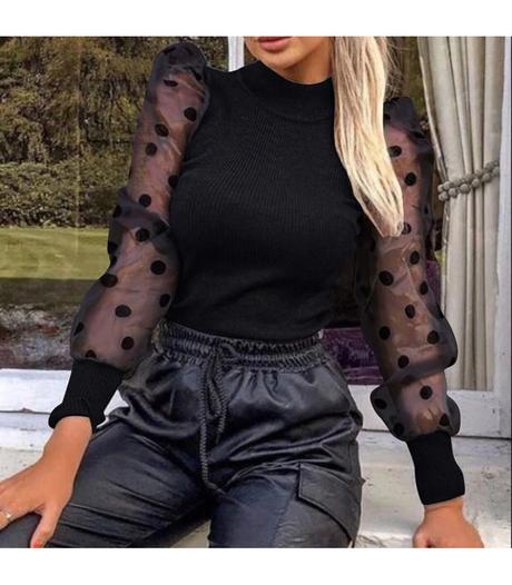 Top dot sleeve, s