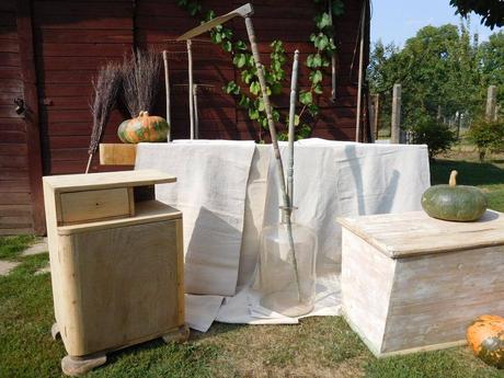 Ľanové plátno sklenená fľaša, 