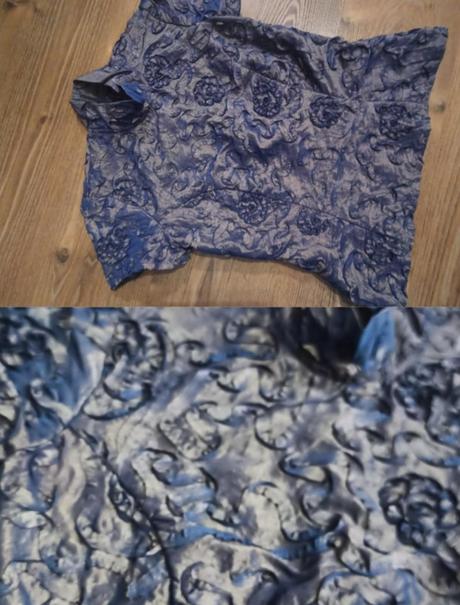 Blúzka zlato modrá, m