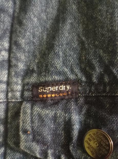 Zateplená riflová bunda superdry, superdry,m