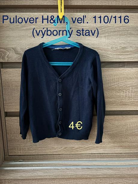 Pulover / sveter h&m, veľ. 110/116, h&m,110