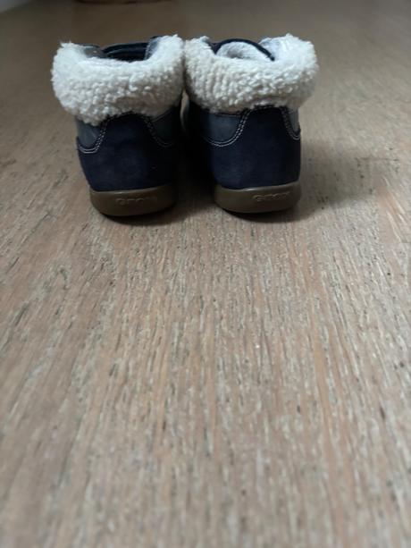 Geox zimne kozene topanky s kozusinou vel 25, geox,25