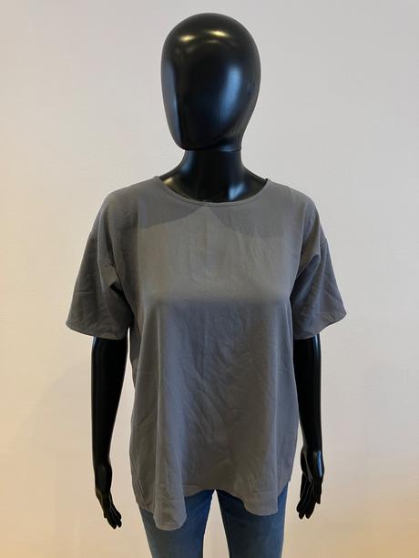 Dámska sivá blúzka s rozparkom f&f (38), f&f,m