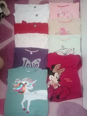 Tričká s dlhým rukávom. 128, 128