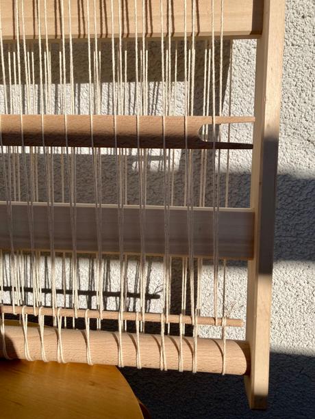 Veľké tkáčske krosná na tkanie, 