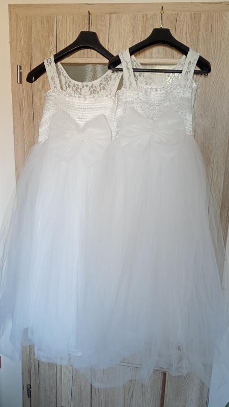 Šaty pre dvojičky s bolerkom na 1. sv. prijímanie, 134