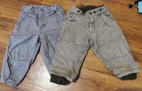 Zateplené nohavice, h&m,86