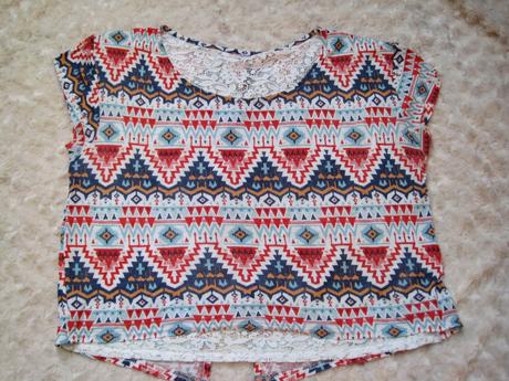 Vzorové voľné tričko (s/m), m