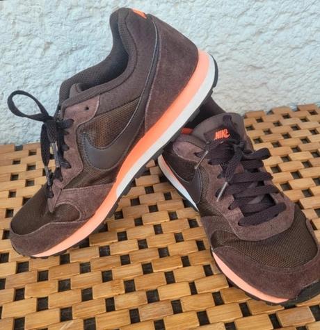 Hnede kozene botasky nike, nike,40