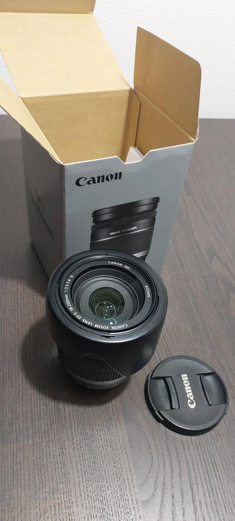 Objektív canon ef-s 18-200, canon