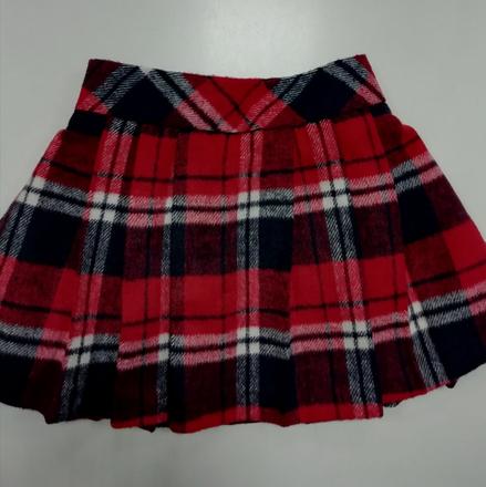 Karo kockovaná teplá sukňa, 98