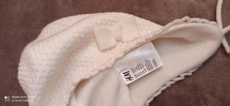 Čiapka h&m 86/92 biela, h&m,92