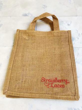 Jutová naturálna taška,