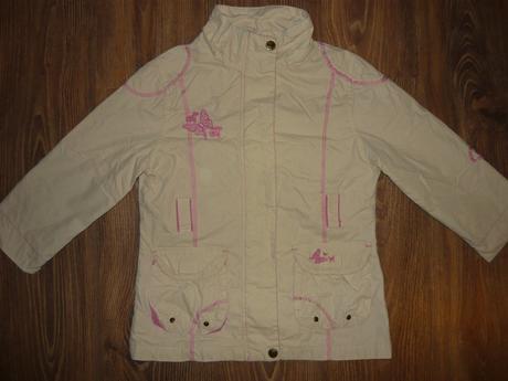 Bunda na jar/jeseň  122  málo nosená, palomino,122