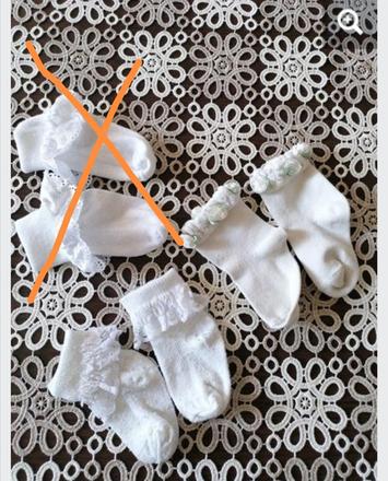 Baby ponožky pre najmenších 2 páry, 18