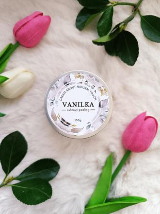 Cukrový peeling vanilka - 150g, 