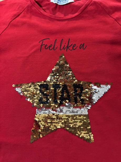 Tričko s preklápacou aplikáciou, mayoral,140