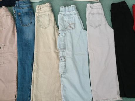 Veľký balík jesenného oblečenia 128-134, 122–134