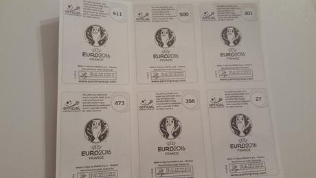 Nalepky futbalisty. uefa euro 2016 france, 