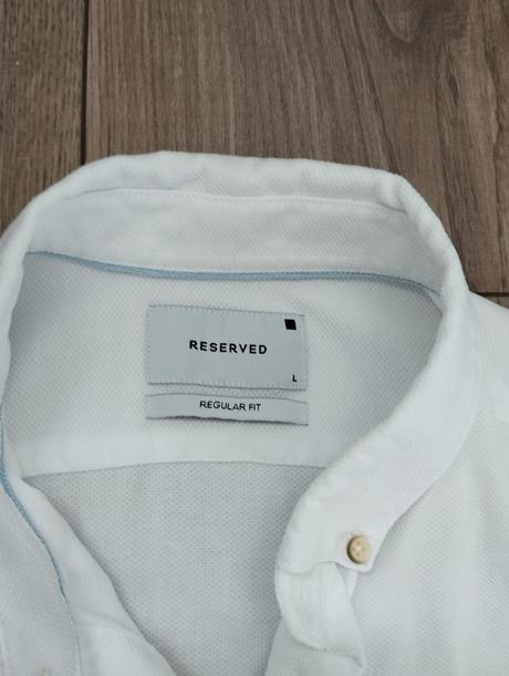 Pánska biela košeľa, reserved,l