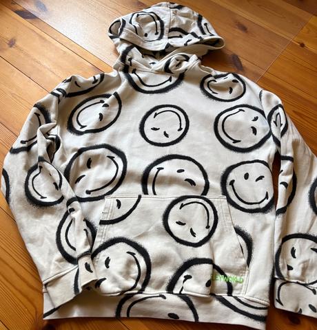 Smajlikova krasna mikina top stav, h&m,158