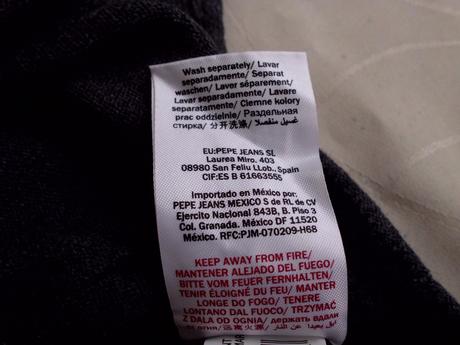 S lakťovkami s kašmírom, pepe jeans,m