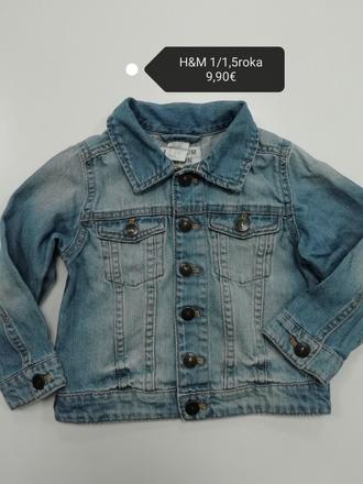 Rifľové bunda, h&m,86
