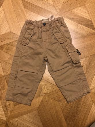 Hnedé kapsáčové nohavice, burberry,80